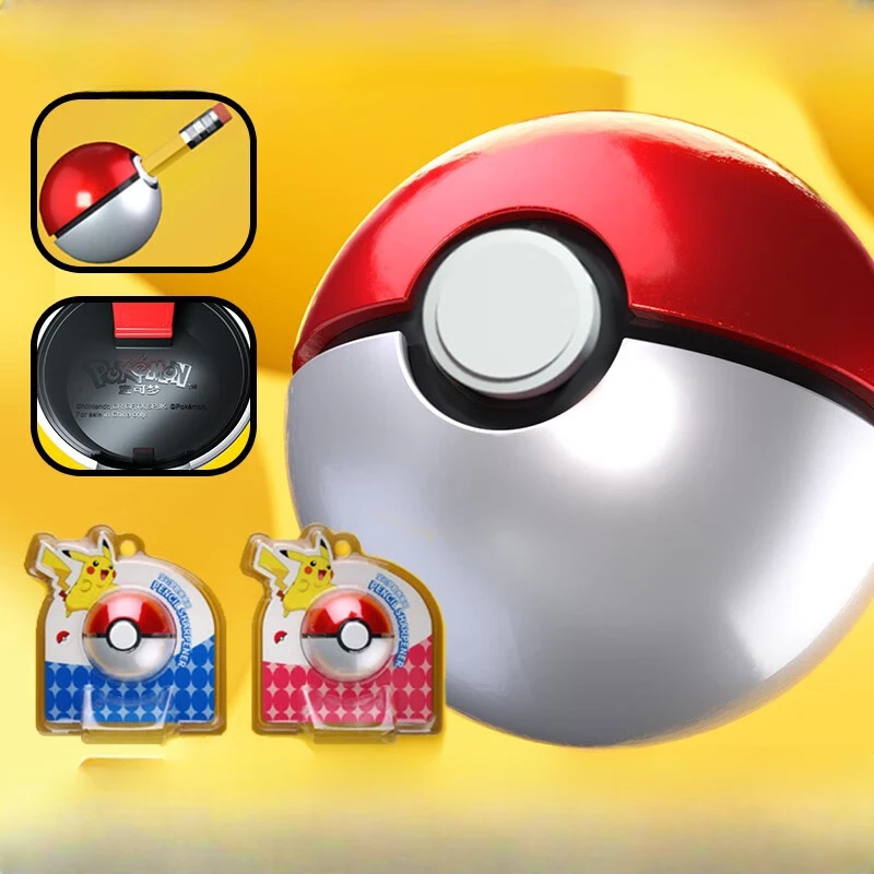 Pokémon anime periférie pikachu pokéball kawaii karikatúra originalita modelu vzdelávanie kancelárske potreby ceruzka rotarypencilsharpener