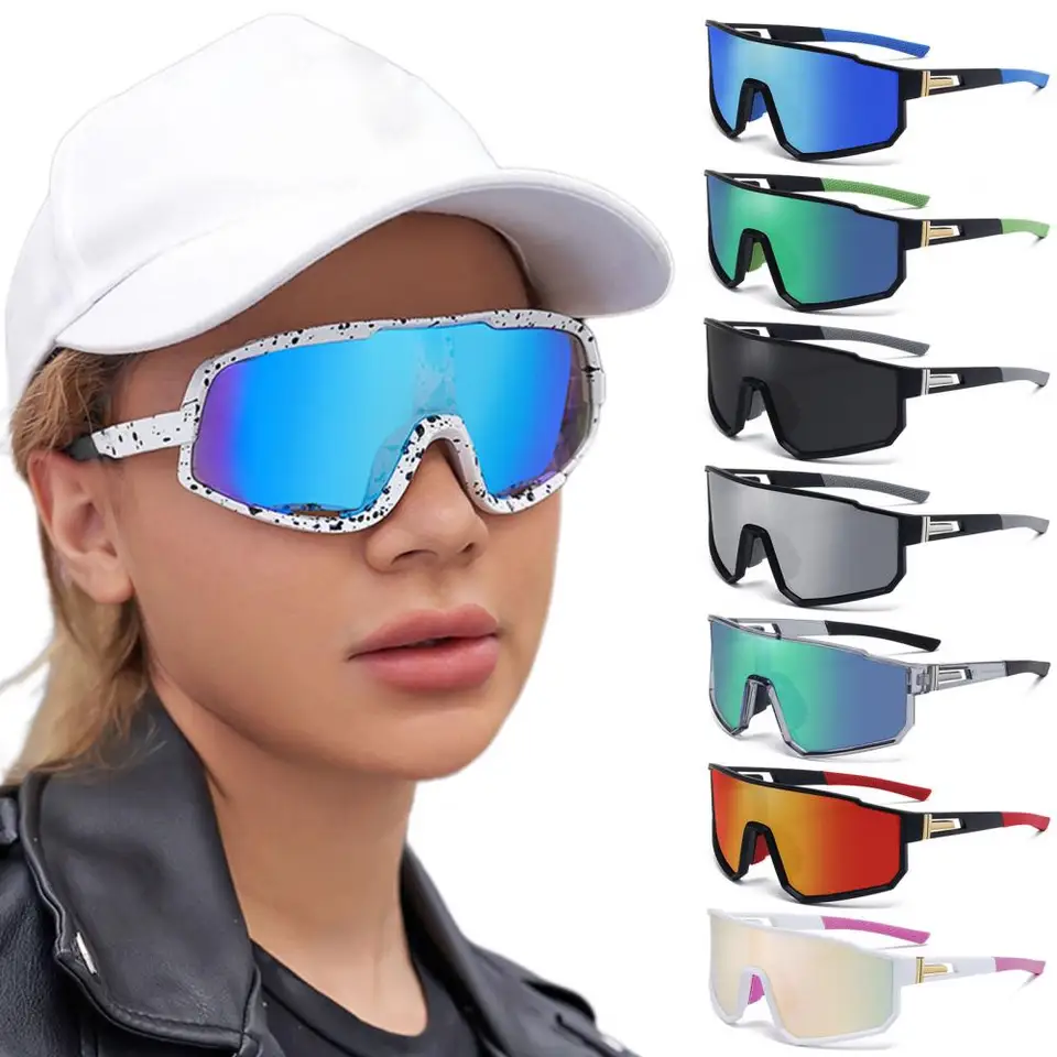 Polarizované športové slnečné okuliare UV filtrovanie cyklistických okuliarov Ženy Slnečné okuliare UV športové slnečné okuliare vonkajšie okuliare