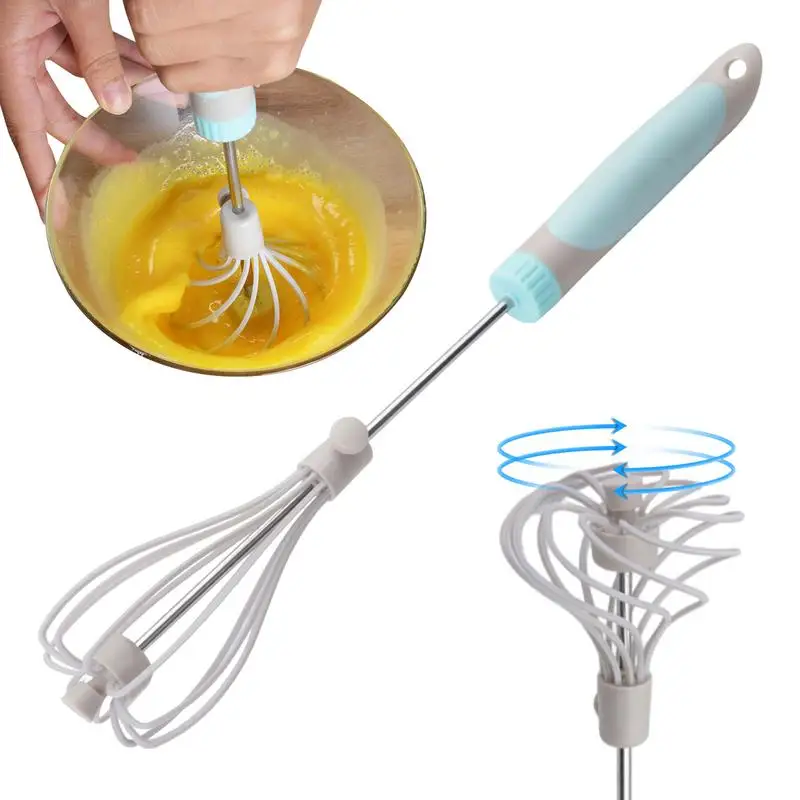 Polotomatické šľahanie ručne tlače miešacie miešanie Rotujúce tlačenie Mixer Mixer Kuchynský náter na miešanie šľahačku bitie