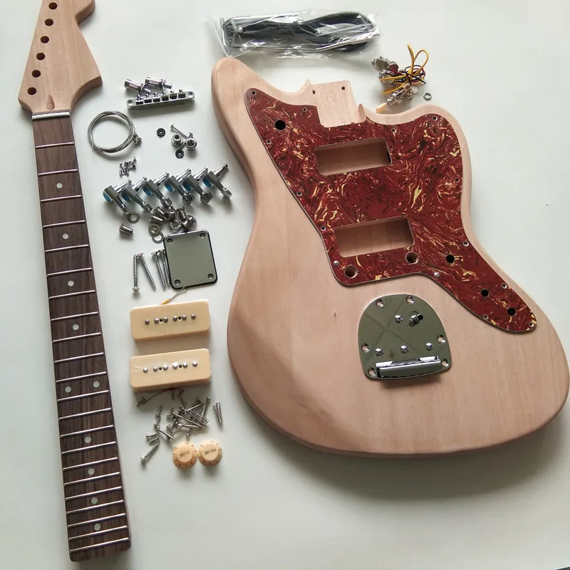 Polotovú elektrickú gitaru, bez farby mahagónového tela a hmatníka Rosewood so všetkým hardvérom BJ-589