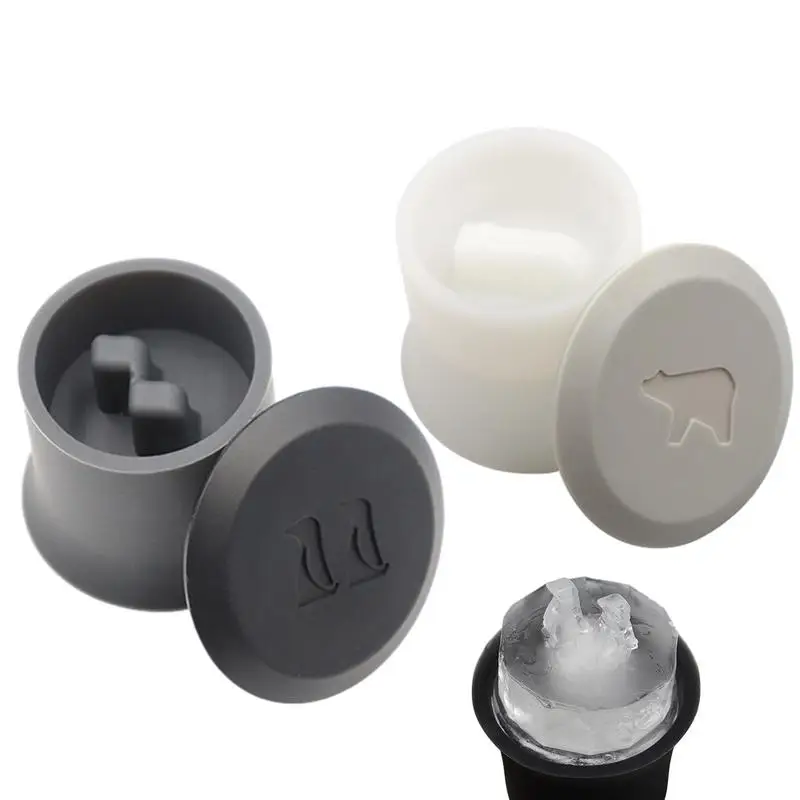 Polvázová kocka na tučniak 3D Silikónový ľadový podnos na ľadový bergs Design DIY Chladnička