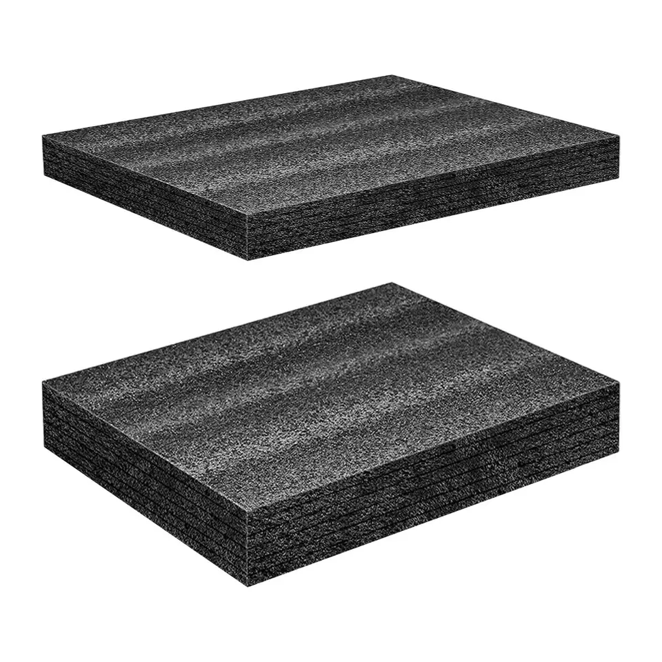 Polyetylén penová list čierna vankúšová penová balená podložka Cuttable penová vložka pre puzdro na náradie herné box