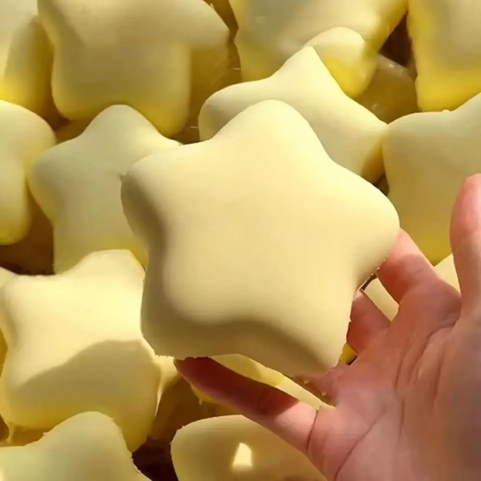 Pomaly vzostupný lepkavý pomalý odrazový hviezda simulácia simulácia mäkkých mliečnych vôní Star Squeeze Toy Toy Ins ultra vlhká hviezda štipka hračky