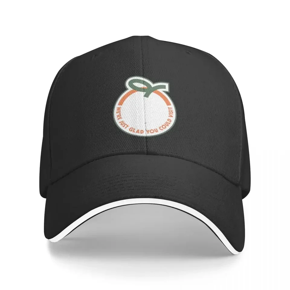 Pomarančová džúsová nálepka baseballová čiapka rybárska čiapka Rave Custom Hat Black Mens Hats Dámske