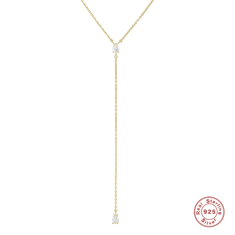 Pomocník 925 Sterling strieborný elegantný náhrdelník tvaru pre ženy pre ženy