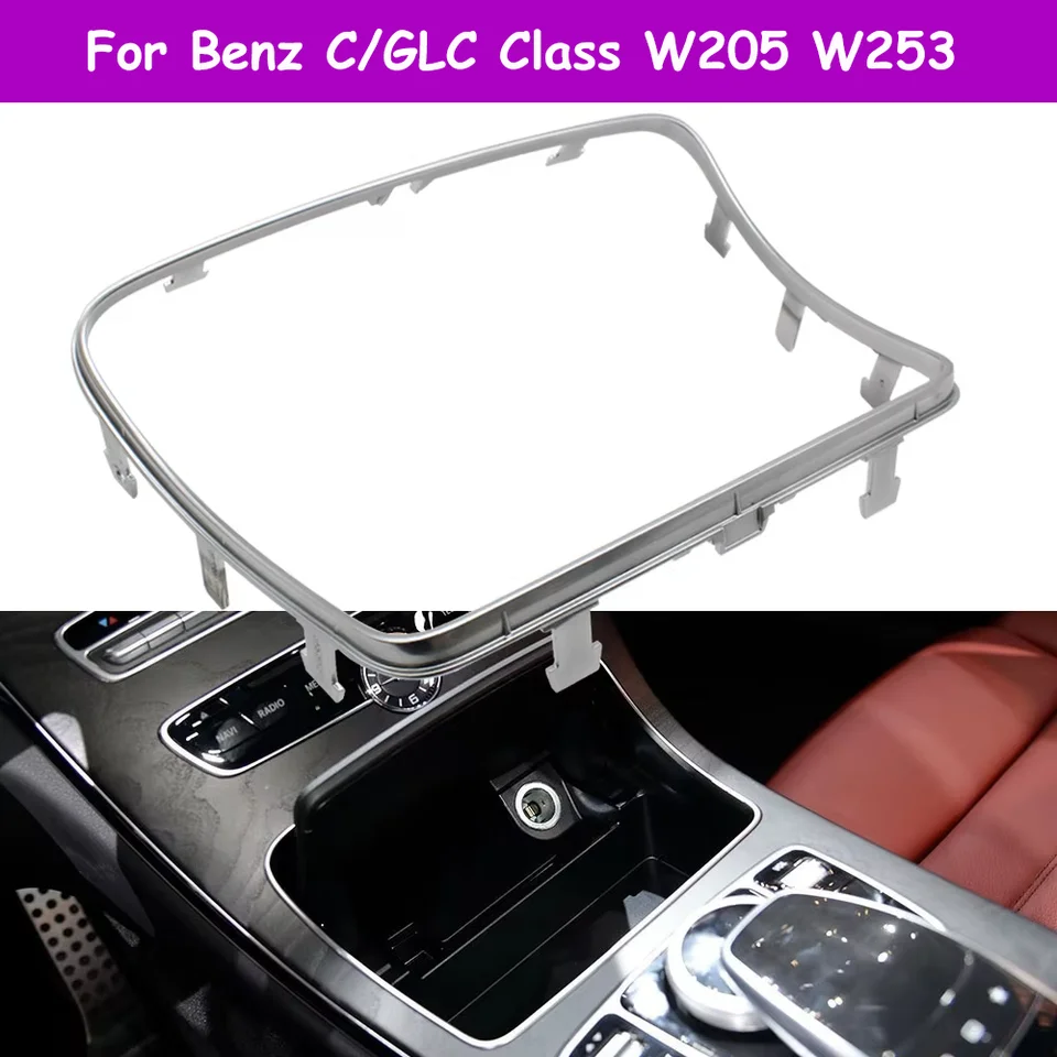 Ponorka držiaka na vodu s automobilom Platajet popolníka Chrome pre Mercedes Benz C Class W205 GLC W253 C200 C250 C300 GLC200 GLC300