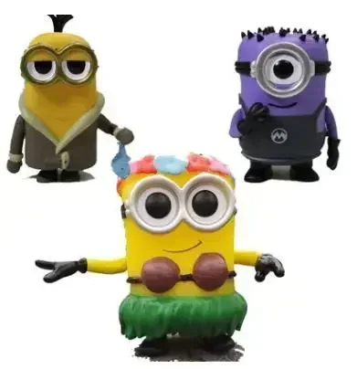Pop God Ukradnúť otcovia Minions A Grass Sukňu štýl 125# roh sekcia 126# Purple odsek 35# Kevin 166# Model Dolls Darčeky pre deti