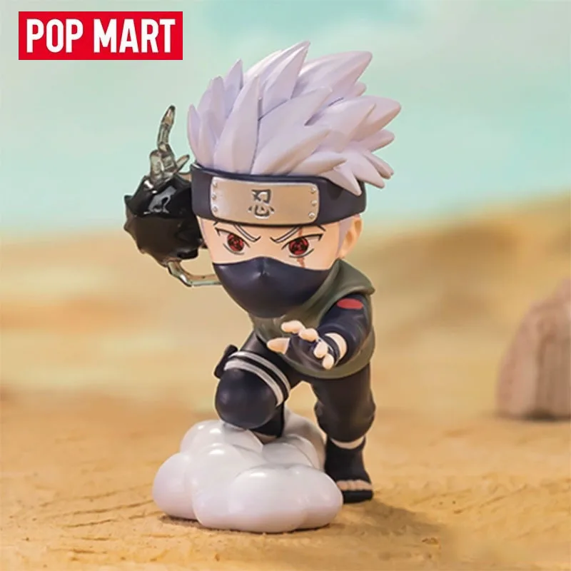 Pop Mart Anime Ninja Series Series Series Blind Box Gues Bag Mystery Box Hračky Hračky roztomilé anime figúrky stolné ozdoby Zbierka