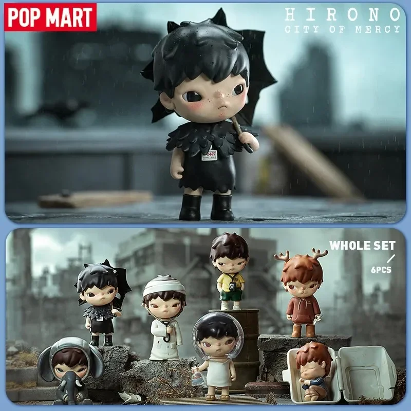 Pop Mart Hirono City of Mercy Series Blind Box Guess Bag Mystery Box Hračky Doll Doll Cute Anime Figutop Desktop Collection