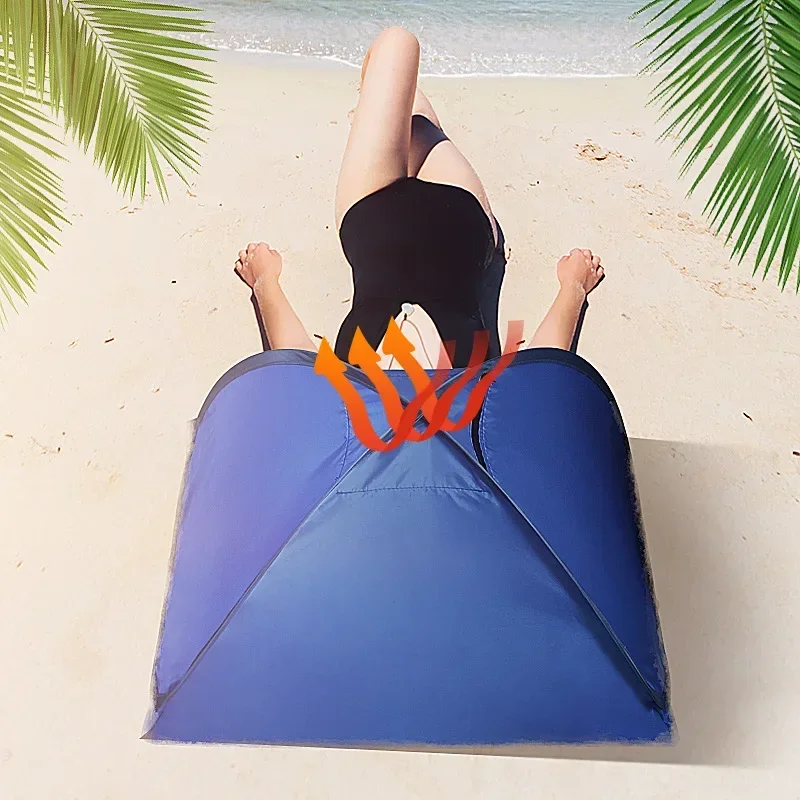 Pop-up ultralight lenivý človek stan Outdoor Camping Automatické otváranie pláže Sunshade a Sunkreen Stan Beach Stan