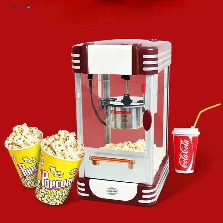 Popcorn stroj. Automatické. All-kov. Sférický. Elektrické. Divadelné vybavenie na voľný čas. Potravinársky procesor pre nákladné vozidlá Palomitas