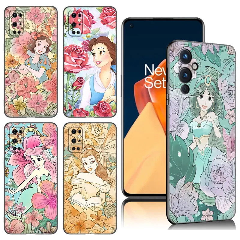 Popoluška Snehulienka Jasmine Aurora telefón pre puzdro pre OnePlus 10 11 12 ACE 2V 3V Pro 10R 11R 12R NORD CE 2 3 LITE N10 N20 SE N30