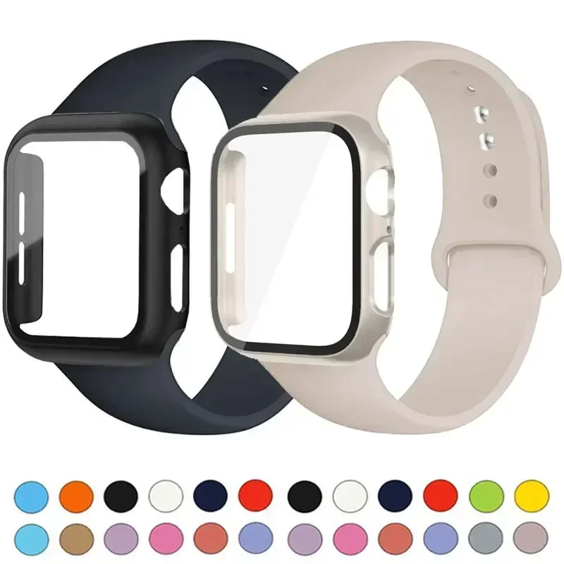 Popruh pre Apple Watch Band 45 mm 44 mm 41 mm 40 mm 38 mm 42 mm chrániče obrazovky pre Apple Iwatch Series 9 8 7 6 SE 5 3 4