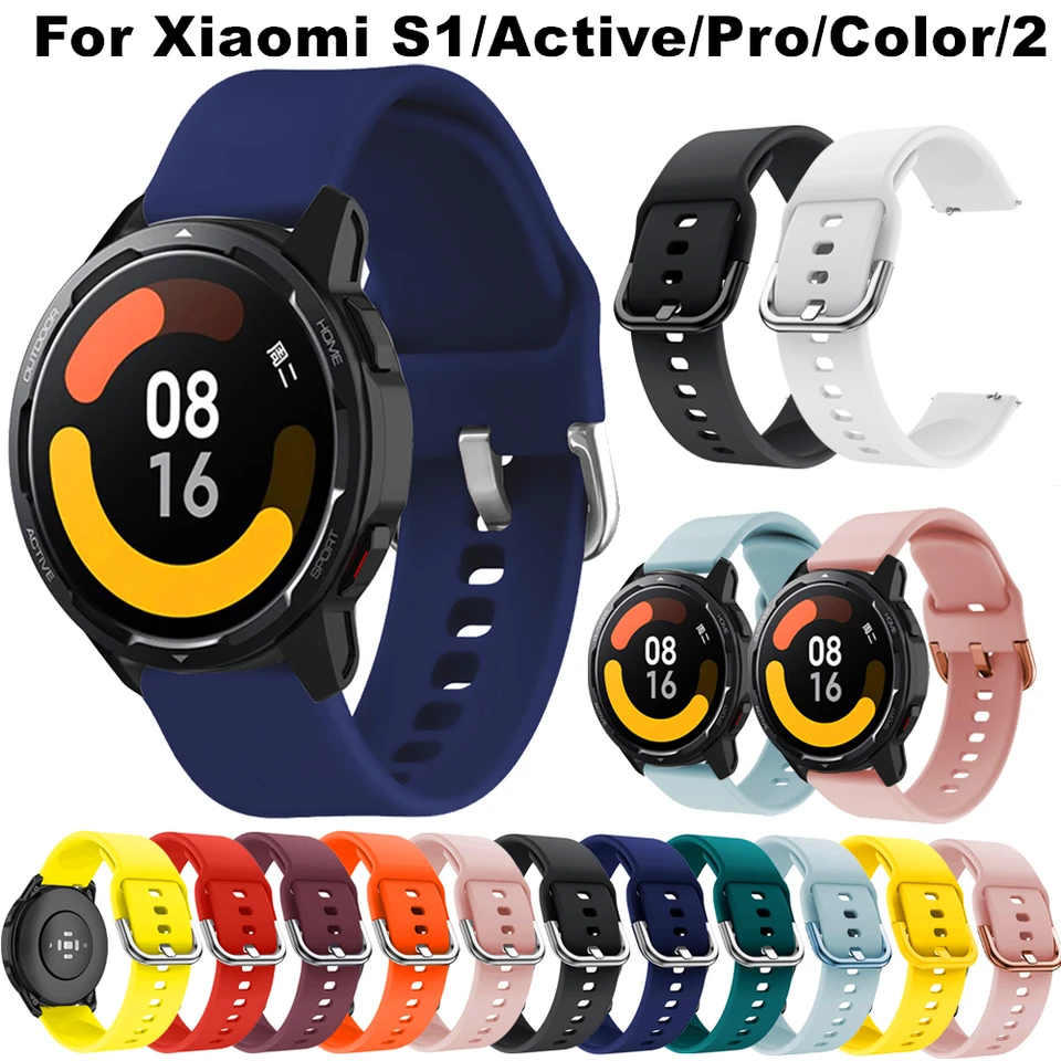Popruh pre Xiaomi Mi Watch/Mi Watch Watch Watch Restrice náramok Priedušné hodinky 22 mm pásmo pre Xiaomi S1 Active Bracelet Correa