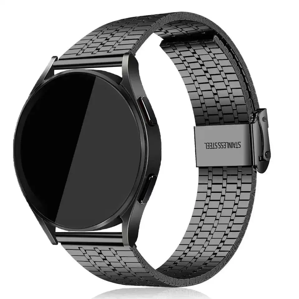Popruh z nehrdzavejúcej ocele pre samsung galaxy hodinky 5 4 6 44 mm 40 mm 5pro 6 Classic Active 20 mm 22 mm náramok Huawei 4 GT 3 2 Pro Band