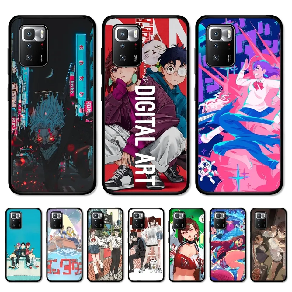 Populárny anime dandadánsky telefónny puzdro pre redmi notu 4 x 5 a 6 7 8 t9 9s 10 11s 11epro POCO M3 PRO