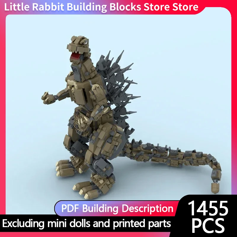 Populárny filmový model MOC Budova tehly Zlá dinosaur Monster Modular Technology Darčeky sviatky zostavujú detské hračky obleky
