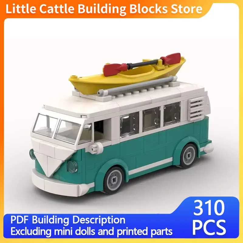 Populárny model mestského automobilu MOC Building Bricks Classic Stredne veľkú autobusovú modulárnu technológiu darčeky sviatky zostavujú detské hračky obleky