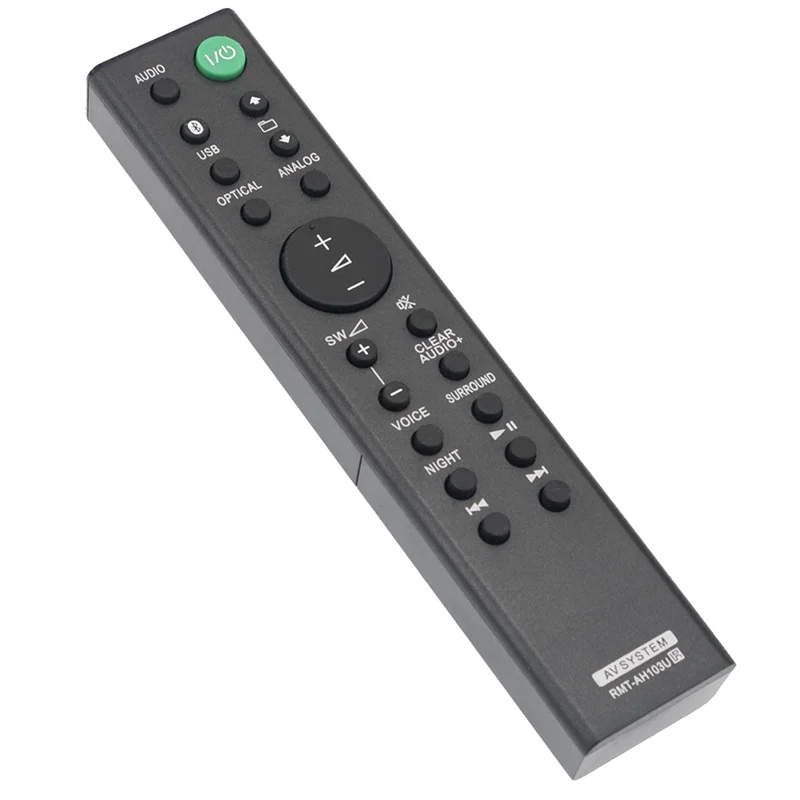 Populárny RMT-AH103U Nahraďte diaľkové ovládanie pre Sony Soundbar HT-CT80 SA-CT80 HTCT80 SACT80