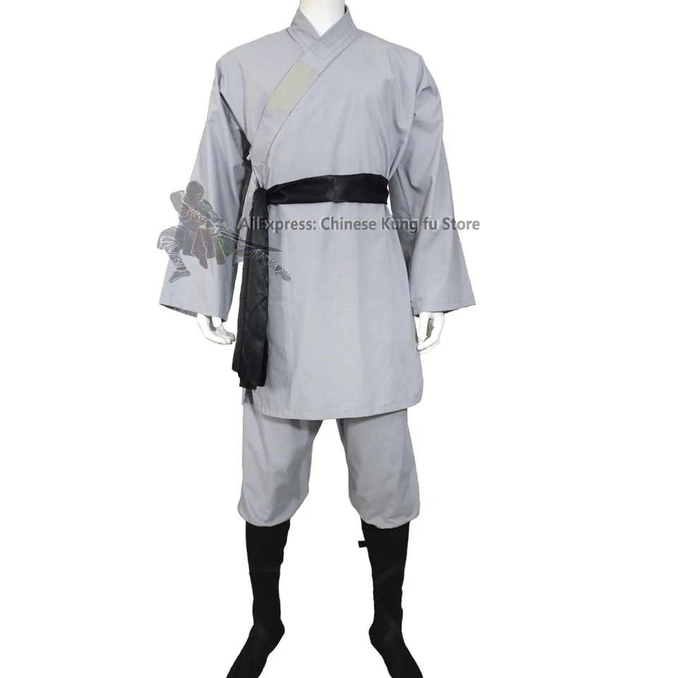 Populárny Shaolin Monk Suit Cotton Kung Fu Tai Chi Uniforma bojových umení rúcho Wushu Wing Chun bunda a nohavice