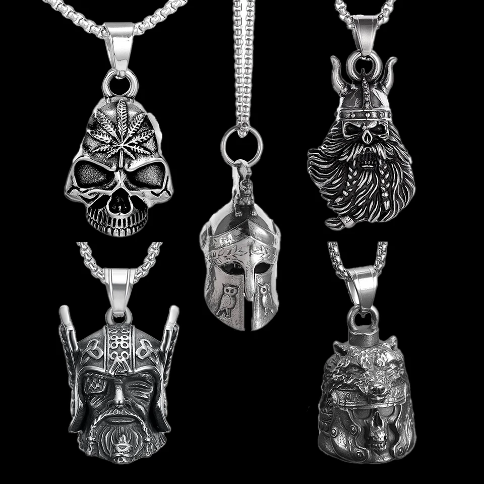Populárny Viking Guardian Riding Bell Series prívesok z nehrdzavejúcej ocele Prenosné motocykle Doplnky šperky pre darček pre jazdcov
