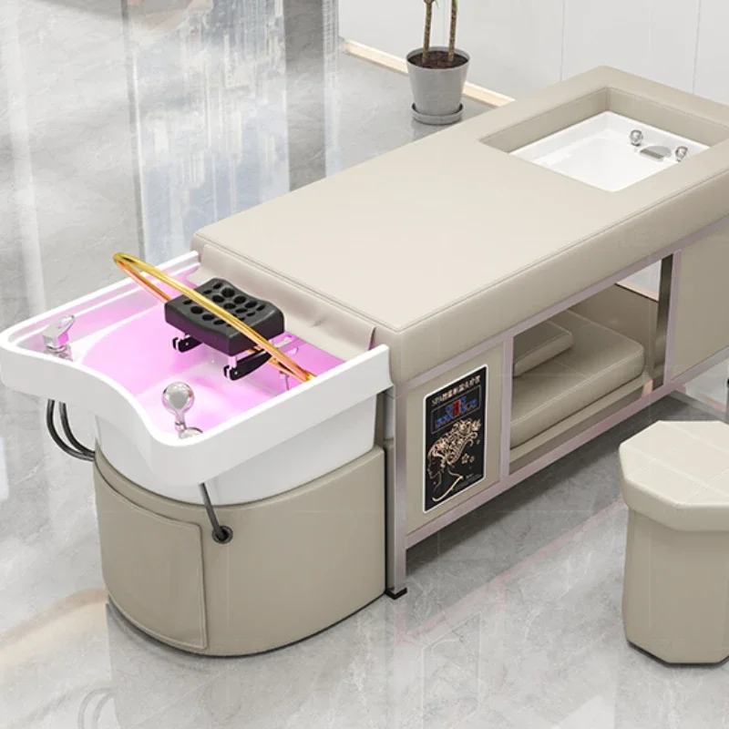Porcelánové kaderníctvo Salón Washbasin Spa šampón posteľ pedikúry stoličky Salóny Japonské vlasy Krás