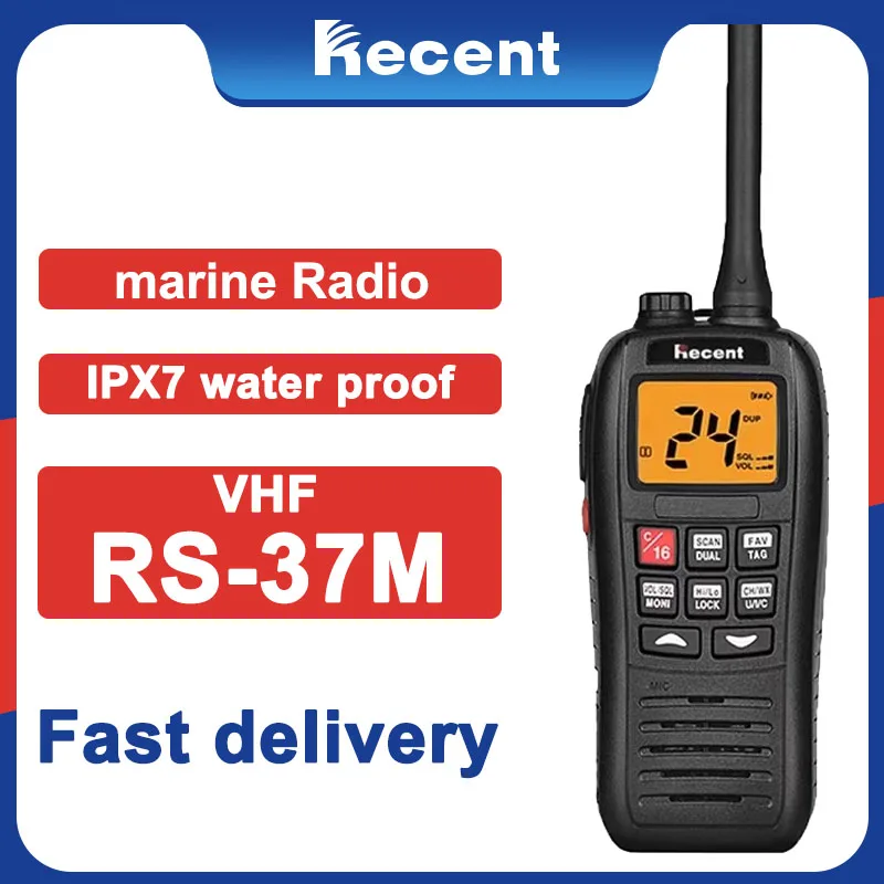Posledné RS-37M IP68 Float prenosné vodotesné vonkajšie turistické turistické rys RS37M Šifrované mobilné telefóny dobrodružstvo VHF Walkie Talkie Marine