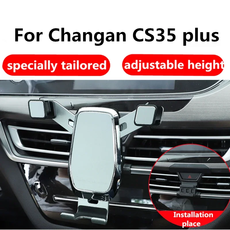 Postavenie telefónu pre mobilné telefóny pre Changan CS35 Plus CAR Interior Buckle Mobile Phicket Doplnky