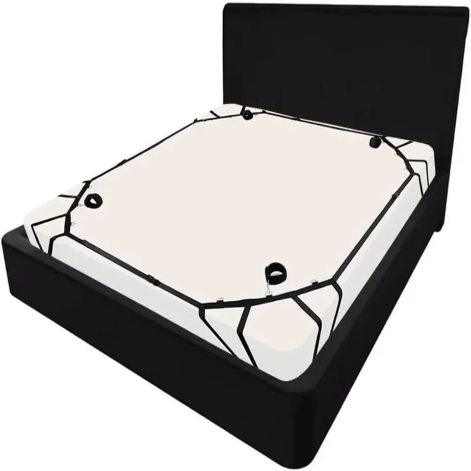 Posteľ BDSM set sex hračky putá pre pár žien dospelé súpravy Dodávky bdsm obmedzenia posteľ lôžko lano sexuálne putá sexy hra sexy hra