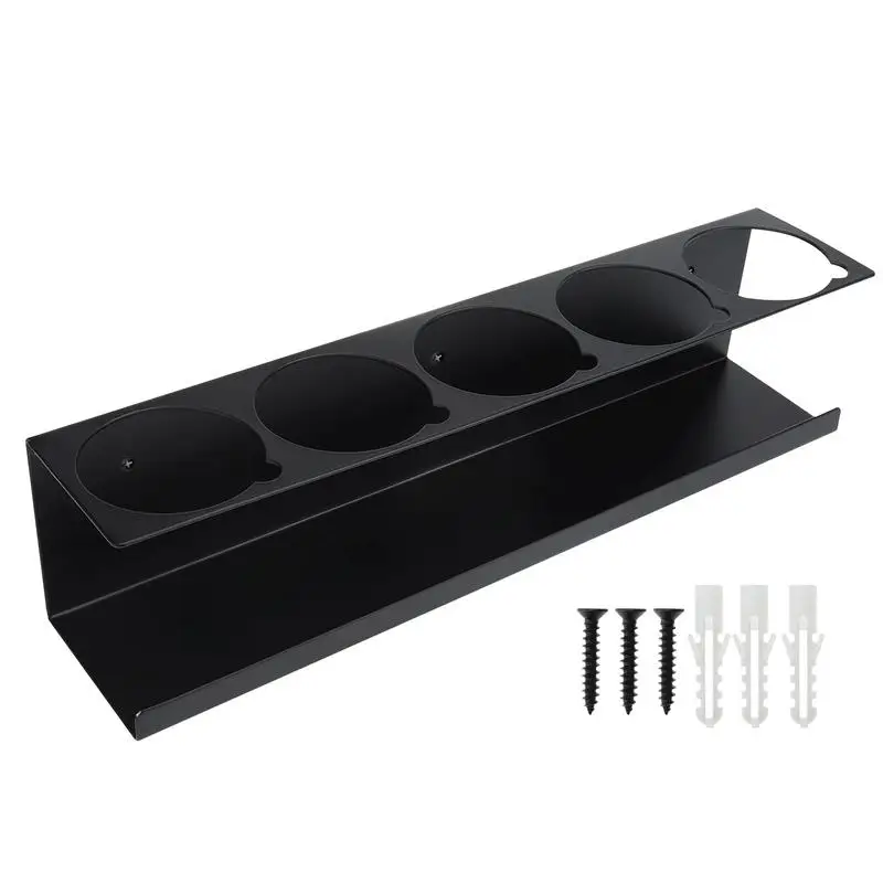 Postrek na organizátor maziva Can Storage Rack 5 Can Diery Oceľ oceľový aerosol sprej Can Rack Organizátor Aerosol sprej držiaka fľaše