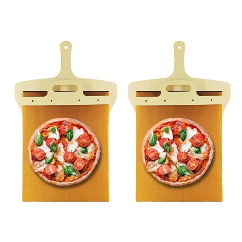 Posuvná pizza lopata dreva Kĺzaná pizza lopata pizza prenos posúvača Pizza Peel Slider, Pizza Peel