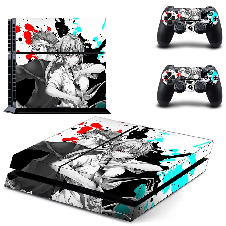 Potravinové vojny shokugeki no Soma PS4 Game Cover for PS4 Skin Sticker pre PS4 PlayStation 4 Console a 2 ovládacie kože obtisky