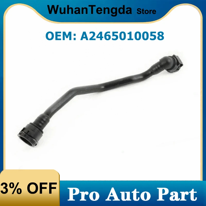 Potrubie Hadičky na chladiacu vodu na chladiacu vodu pre Mercedes Benz A Class W176 B trieda W246 A2465010058 2465010058