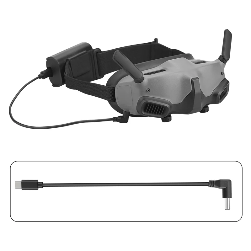 Potrubie napájania batérie pre DJi Goggles 2 letové okuliare napájací kábel pre okuliare DJI Avata 2 DRONE KADKOPTER A PRÍSLUŠENSTVO