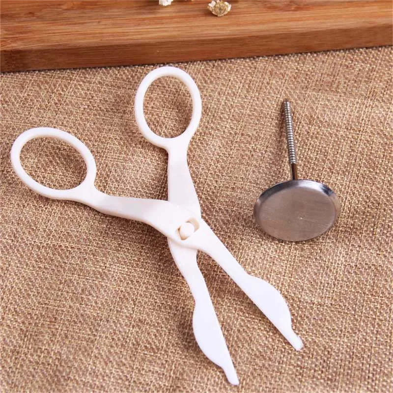 Potrubné kvetiny Nožnice na nechty Kuchynské pečenie Nástroj Rose Decor Lifter Fondant tortu zdobenie náradia prenos podnosu