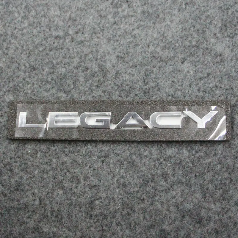 Použite na logo Subaruu Legacy Trunk Písanie