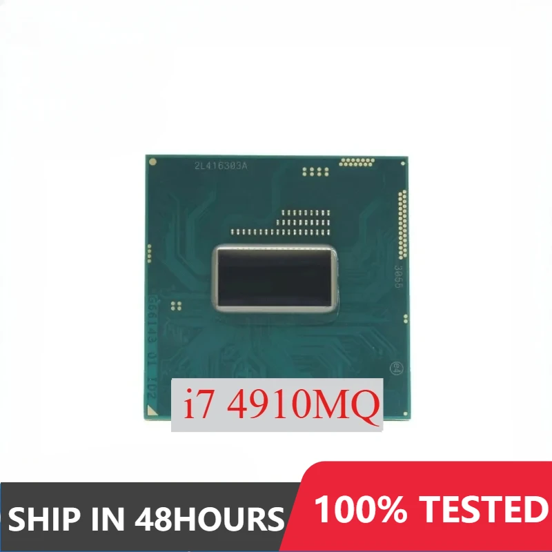 Použité Intel Core i7-4910MQ i7 4910MQ SR1PT 2,9 GHz 4-jadrové 8-litrové notebookové notebook Perfect Test Perfect Test