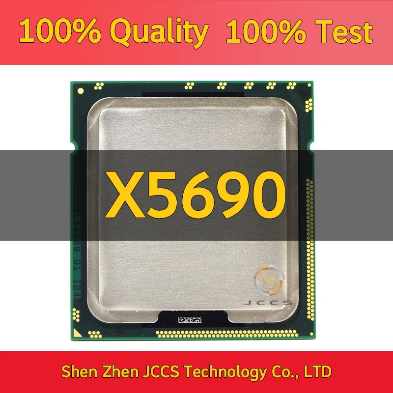 Použité X5690 LGA 1366 3,46 GHz 6,4 GT/S 12MB 6 Core 1333MHz SLBVX procesor CPU