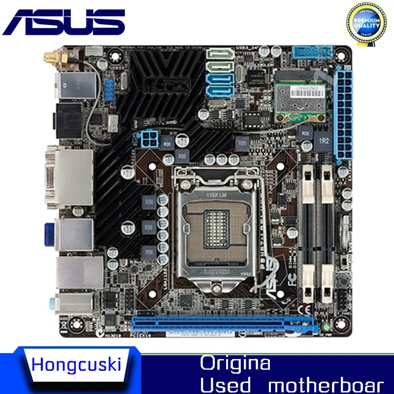 Používa sa pre ASUS P8H67-I Deluxe 1155 Pracovná doska H67 Socket LGA 1155 DDR3 USB3.0 SATA3 MINI MINI ITX Použitá základná doska
