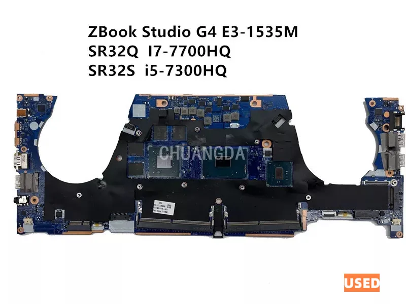 Používa sa pre HP Zbook Studio G4 15 G5 G6 NAPOJNÁ STROJA S E3-1535M I7-7700HQ I5-7300HQ CPU QUADRO M1200 LA-E251P