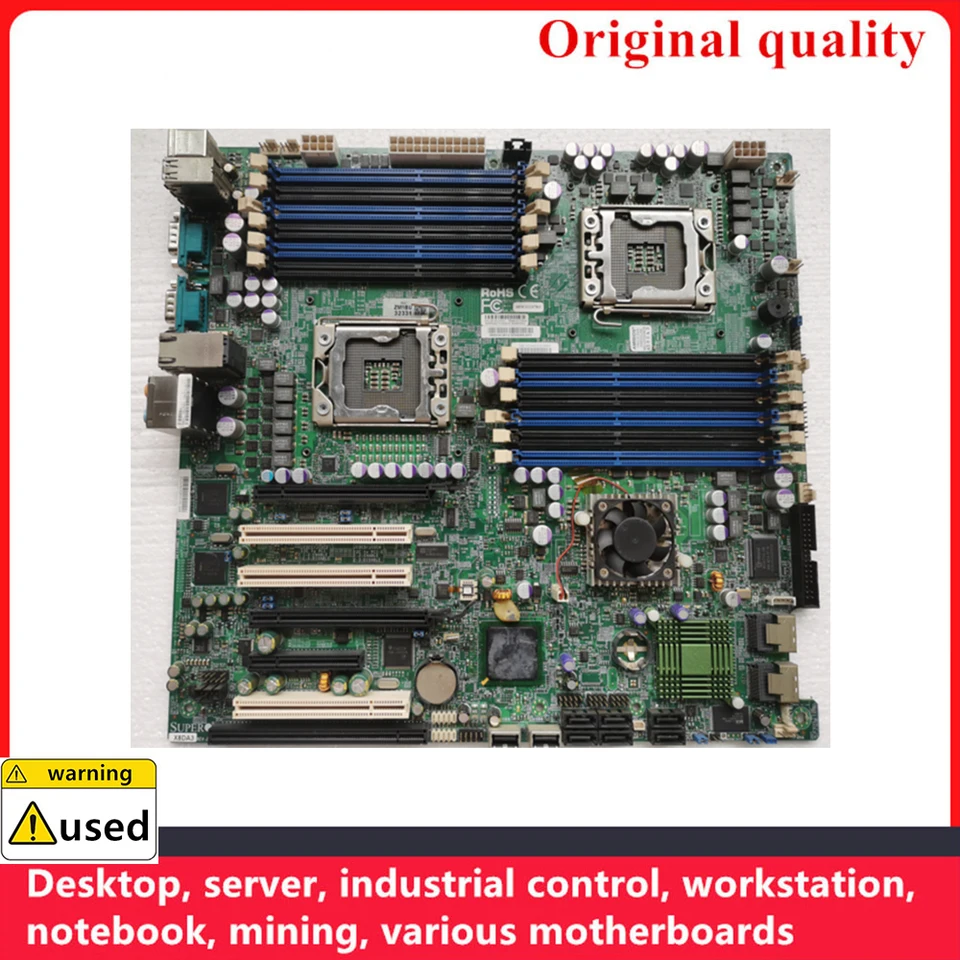 Používa sa pre základné dosky Supermicro X8DA3 LGA 1366 DDR3 ECC Server Workstation Mainboard PCI-E2.0 SATA2 USB2.0