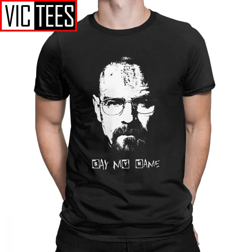 Povedzte moje meno Breaking Bad Walter White T košeľa pre mužov Colníka Cool Tričko Harajuku Top