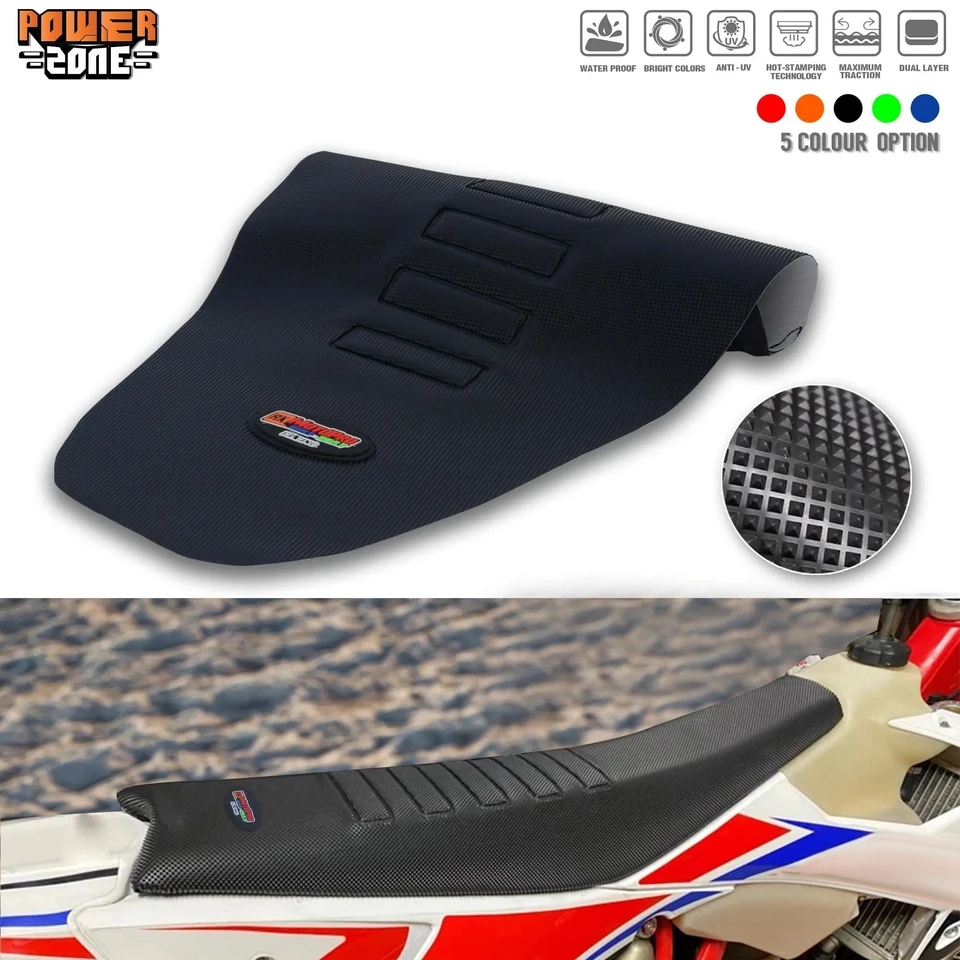 Powerzone Motorcycle Sedadla Non-Slip Gripper Soft Cover 3D KXF CRF YZF WR TC FC SX SXF EXP 125 250 300 350