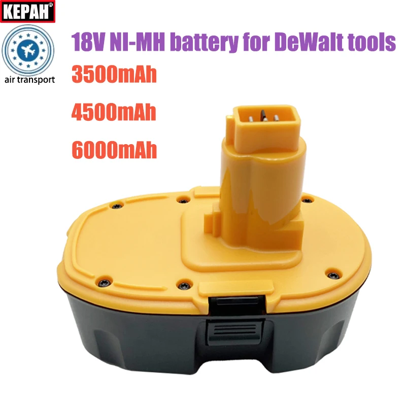 Powtree 18V 3500MAH 4500MAH 6000MAH NI-MH Power nástroj pre Dewalt DC9096 DE9039 DE9095 DW9098 DE9503 DW9096 Výmena batérie