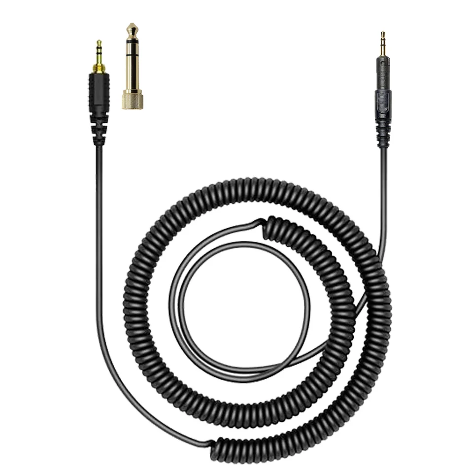 Poyatu Spring Reliéf Coiled Cable pre Yamaha HPH-MT5 HPH-MT5W HPH-MT8 MONITOR Slúchadlá výmeny káblových káblových káblových káblových káblov