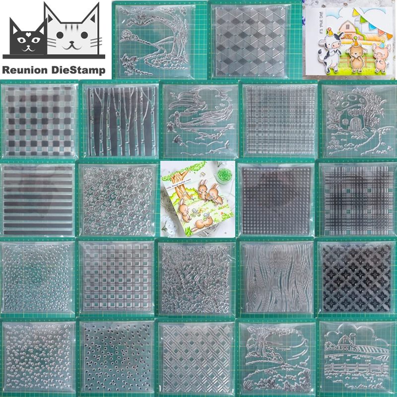 Pozadie číry pečiatky pre scrapbooking Transparentné silikónové gumové pečiatky DIY Photo albumy Karty výroby dekorácie Dies Dies