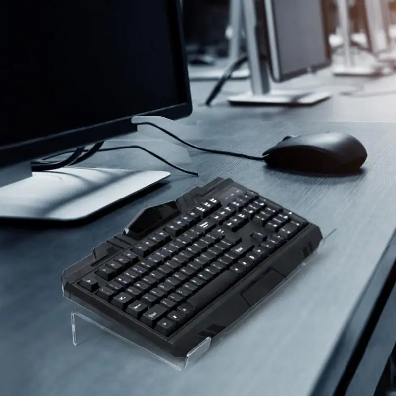 Počítačová klávesnica Postavenie Klávesnice pre ľahké písanie ergonomickej akrylovej klávesnice držiteľa podnosu pre domácu školu