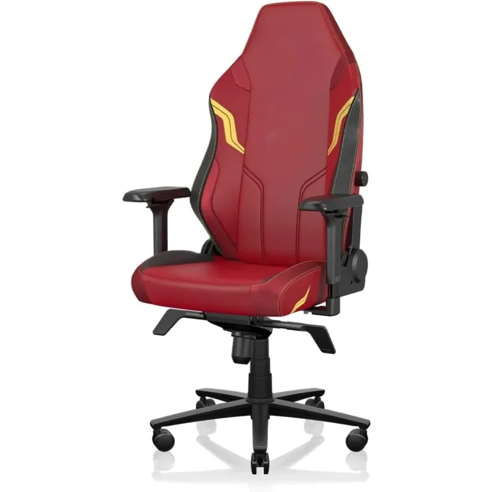 Počítačová stolička - leženie, ergonomické a pohodlné s 4D lakťami, magnetickým vankúšom a 4 -cestnou bedrovou oporou, hernou stoličkou