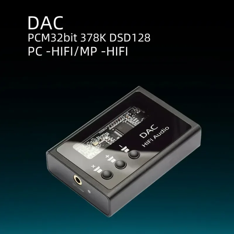 Počítačová zvuková karta Fever-Audio DAC zosilňovač pre slúchadlá Max97220usb asynchrónny ES9018 čierny
