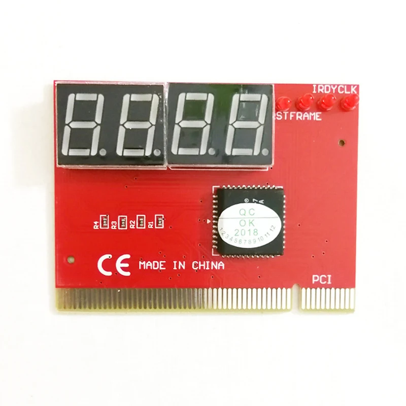 Počítačové PCI Postatné karty LED doska LED štvorciferná diagnostická analyzátor PC Testovacie pohľadnice plastový kov High Stability Express karta